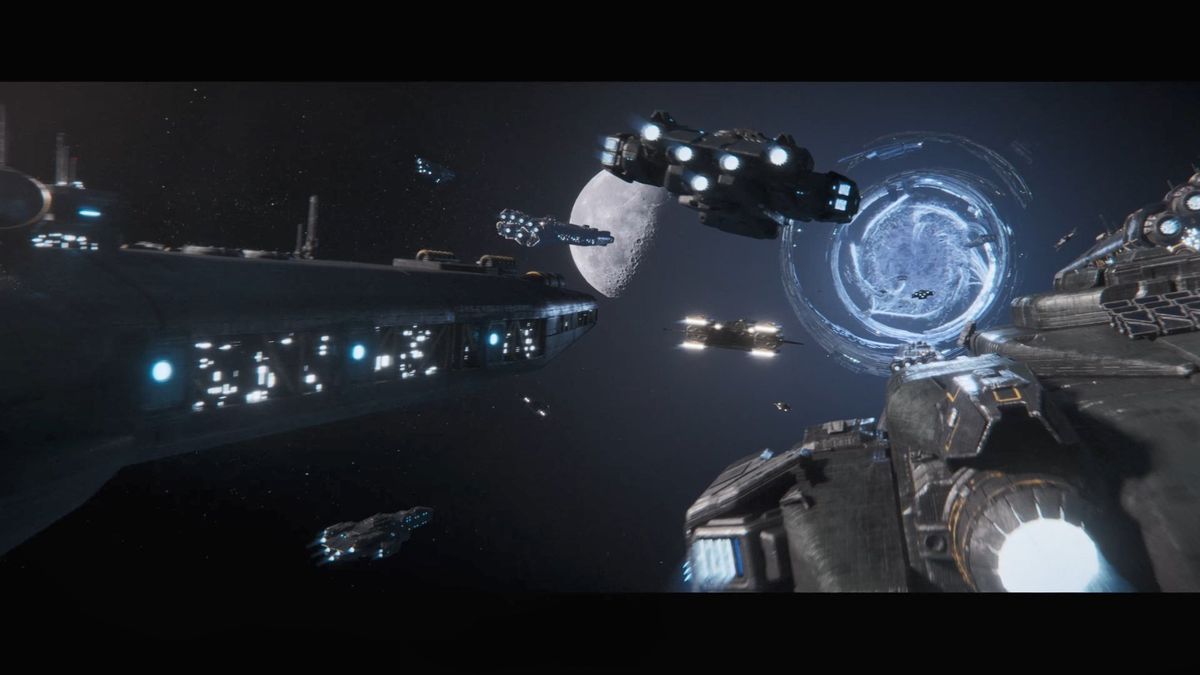 《星际征程》游戏主界面与星图展示，宇宙星系分布清晰，界面科技感十足