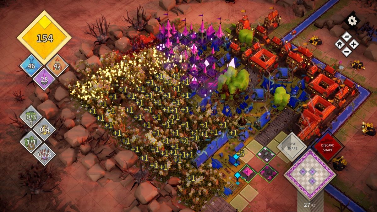 修复前的古迹废墟场景，石柱倒塌，杂草丛生，展现破败世界背景设定