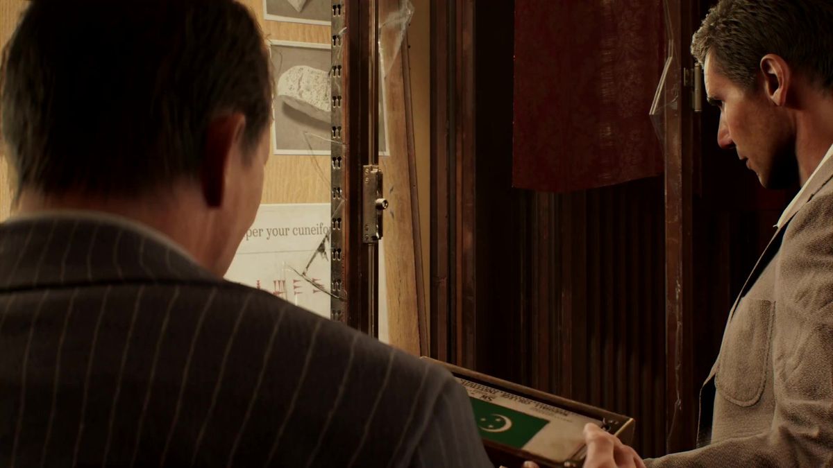 巨大齿轮机关缓缓转动，金属摩擦声仿佛可闻，充满工业神秘感