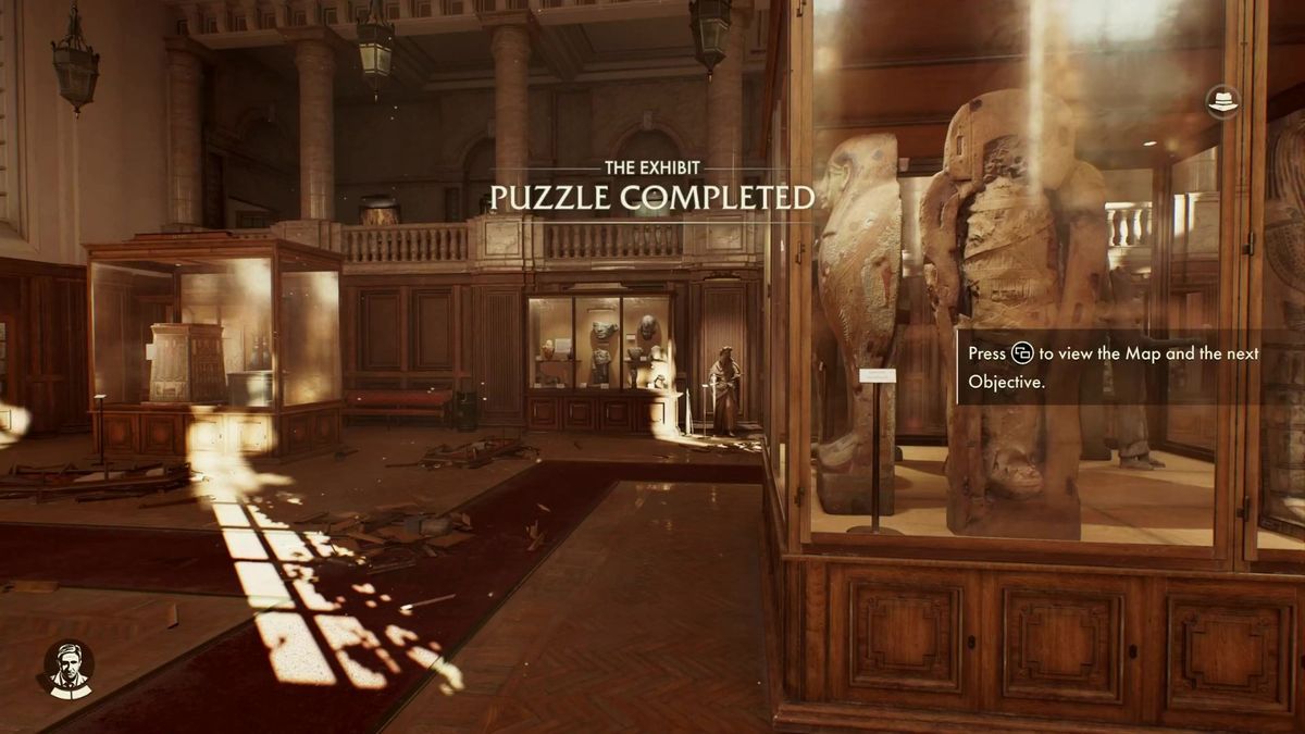 游戏LOGO特写：《夺宝奇兵：古老之圈》，背景为旋转的神秘圆环