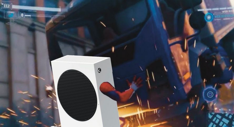 玩家分享事故现场照片，背包中的Xbox Series S清晰可见