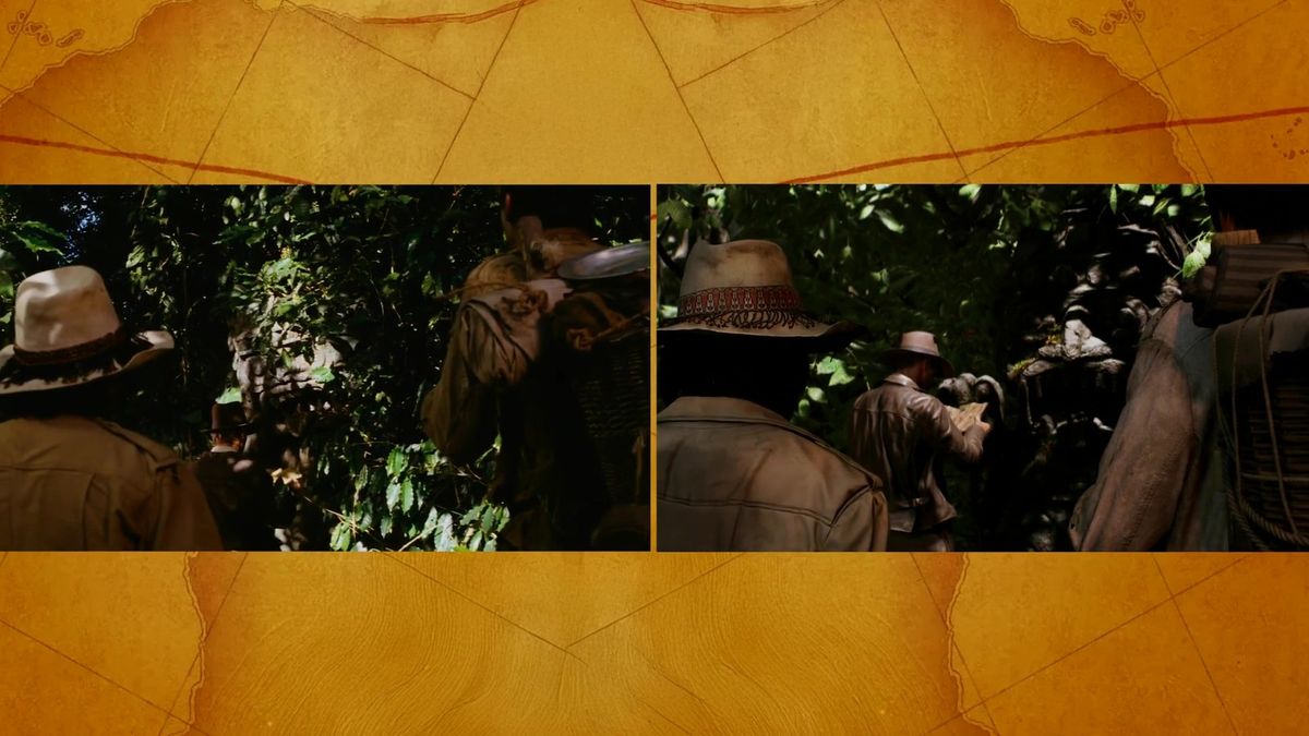 琼斯博士回头望向滚石的经典表情被精准还原