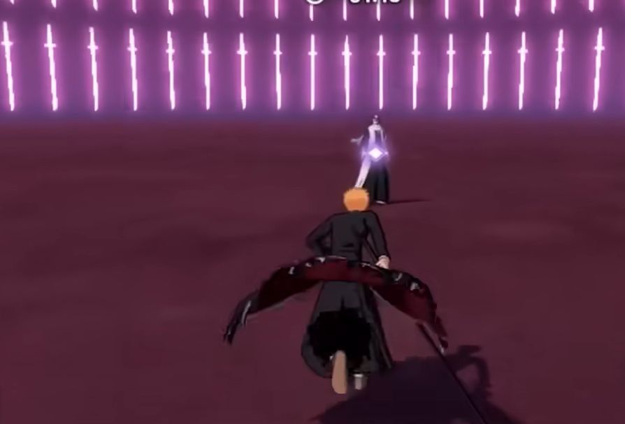 朽木白哉卍解形态登场，白色羽翼展开，灵压如暴风雪般扩散