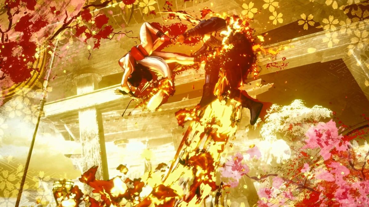 舞在战斗中侧身闪避，动作流畅，姿态优雅