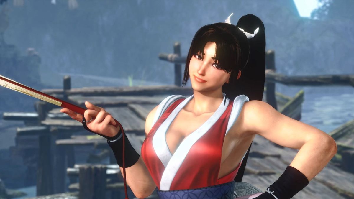 舞与街头霸王世界其他角色同框的宣传图，象征跨IP联动