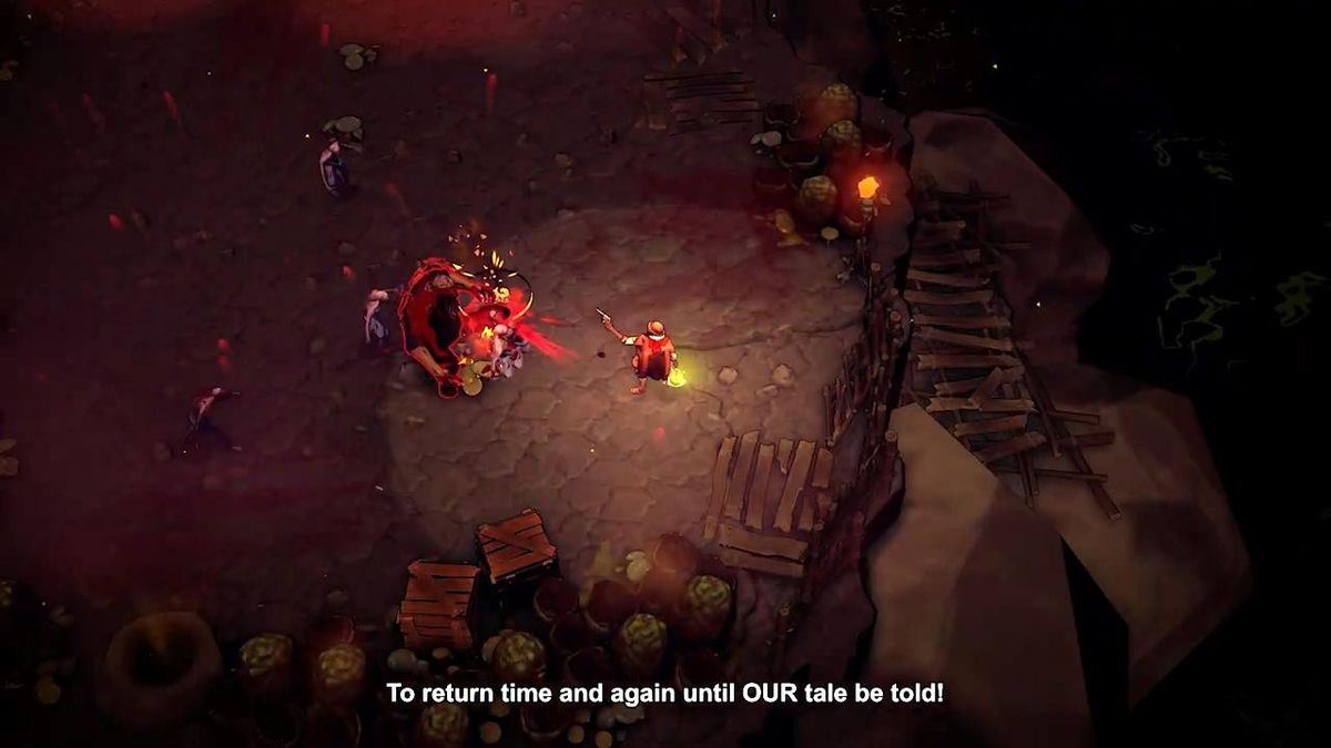 战斗场景特写，主角释放技能瞬间，能量波纹扩散，敌人被击飞