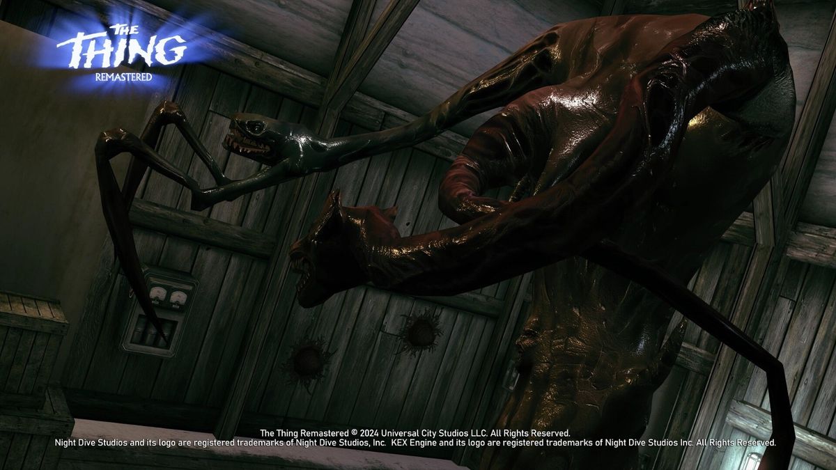 爆炸火焰照亮雪夜，角色奔跑逃离崩塌基地，场景宏大且充满危机感