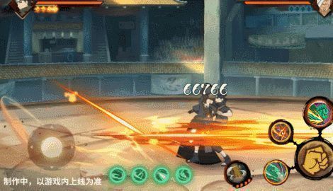 须佐止水空中瞬闪连击后重拳砸地，地面崩裂