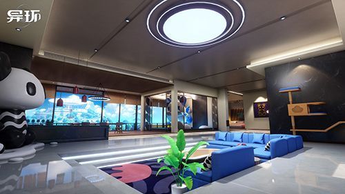 古董店内景，货架摆满奇异物品，店主与顾客正在讨价还价，氛围热闹，灯光温暖