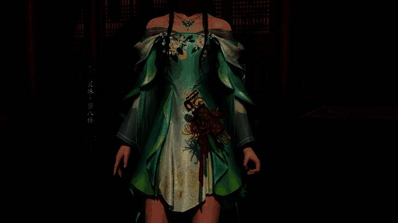 灵殊·蟹八件皮肤展示，角色手持全套吃蟹工具，动作专业