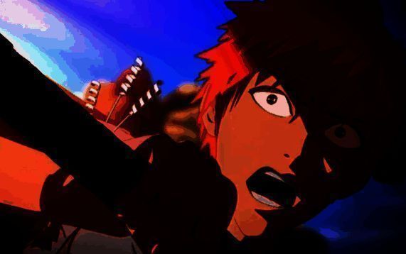 井上织姬释放治疗技能，蓝色光晕笼罩队伍，角色状态恢复