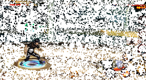 止水在高速移动中留下残影，瞬间出现在敌人身后，手中苦无闪烁寒光