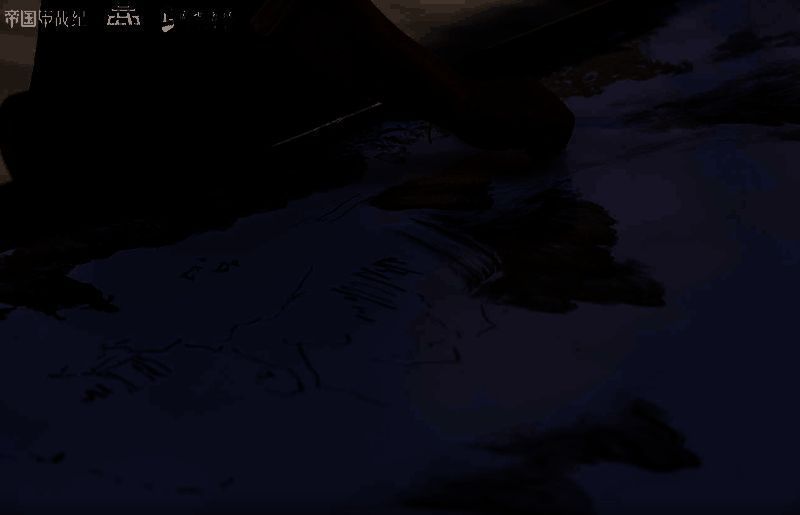 王永红老师完成的巨幅手指画作品展示，画面描绘武则天一生的重要场景