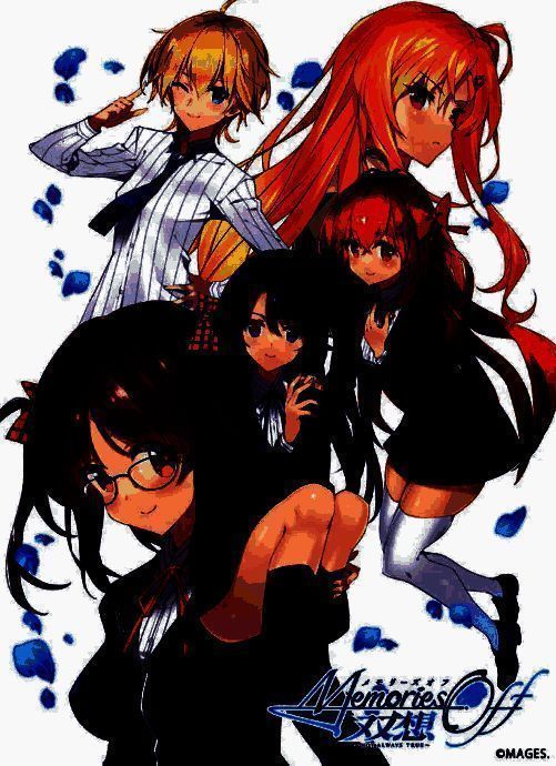 《告别回忆 双想》官方宣传图，画面中两名主角站在樱花树下，氛围温馨而略带忧伤