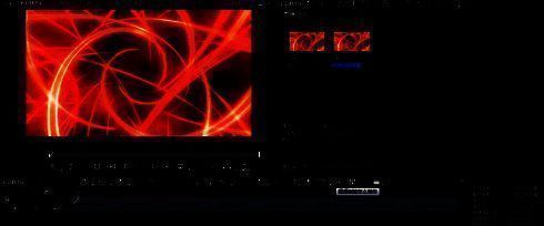 Edius界面右下角高亮显示视频布局按钮