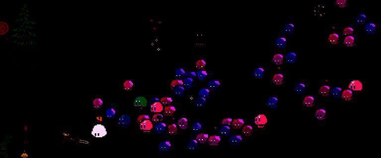 开发者手绘风格的概念草图，展示主角在神秘工厂中探索，周围漂浮着幽灵般的巧克力精灵