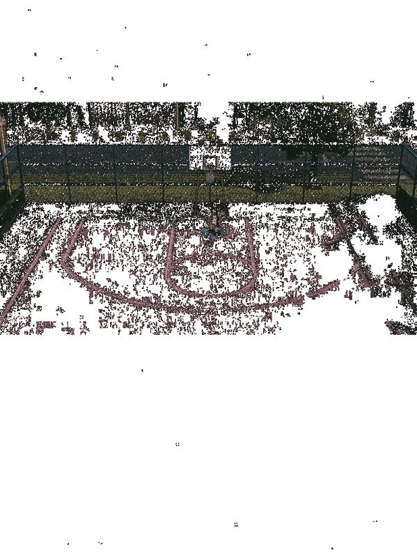 游戏中动态展示球员根据落点提示提前移动并成功抢下篮板的全过程，动作流畅且战术明确