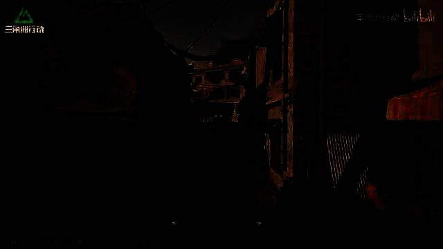 两名士兵搀扶受伤队友撤离，周围弹痕累累