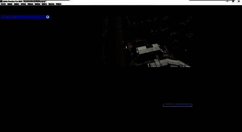 Premiere Pro 2020素材管理界面，展示视频、音频和图片文件的导入区域