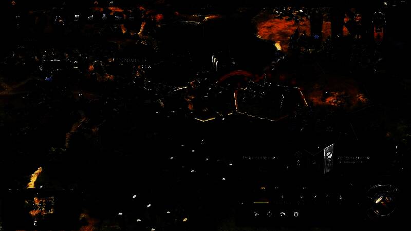 《文明7》多人对战界面截图，多个文明标志并列，地图上兵力部署密集