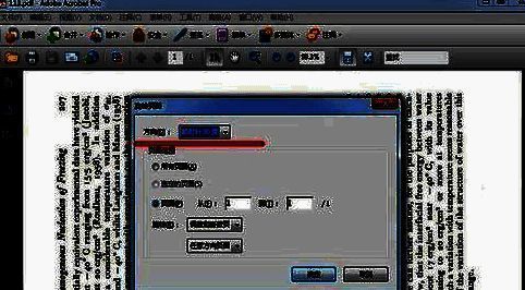 Adobe Acrobat XI Pro界面展示，用户正准备使用快捷键旋转PDF页面，界面清晰显示当前文档方向异常