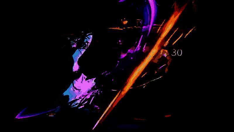 龙马释放一技能时刀光闪烁，敌人被蓝色光效束缚定身，随后刀气爆发形成范围冲击波