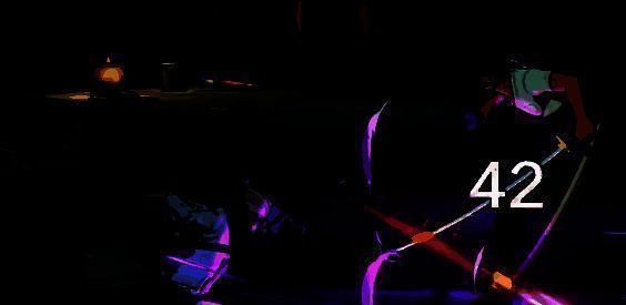 龙马奥义释放全过程：刀光撕裂地面，敌人被高高挑起，随后被旋转斩击包围，最终被巨大剑波吞噬