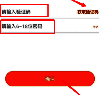 核桃编程密码设置确认页面，展示验证码输入框与新密码填写区域