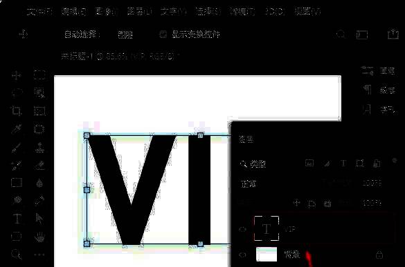 图层样式面板中填充不透明度被设置为0%的界面截图，文字图层预览显示为空心状态