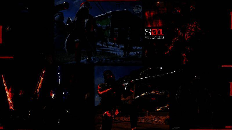 《使命召唤：黑色行动6》僵尸新地图‘死亡堡垒’全景展示，中世纪风格城堡与村庄被浓雾笼罩，充满神秘与恐怖氛围