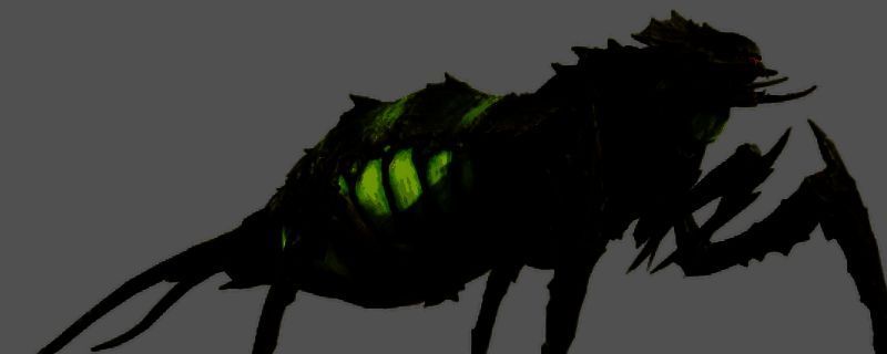 《绝地潜兵2》中食腐吐酸虫群体行动场景，绿色虫体带有酸液喷射特效，背景为外星战场环境