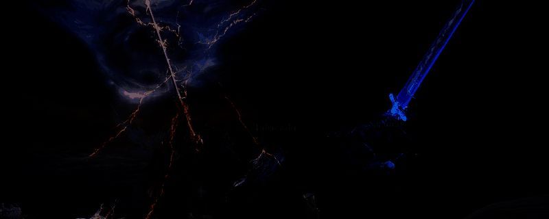 《艾尔登法环：黑夜君临》游戏主界面展示，背景为黑夜笼罩的黄金树，氛围神秘而压抑