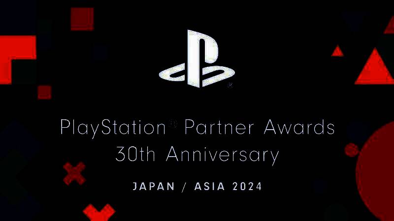 第30届PlayStation合作伙伴奖颁奖现场，背景展示获奖游戏LOGO，包括《黑神话：悟空》《原神》等