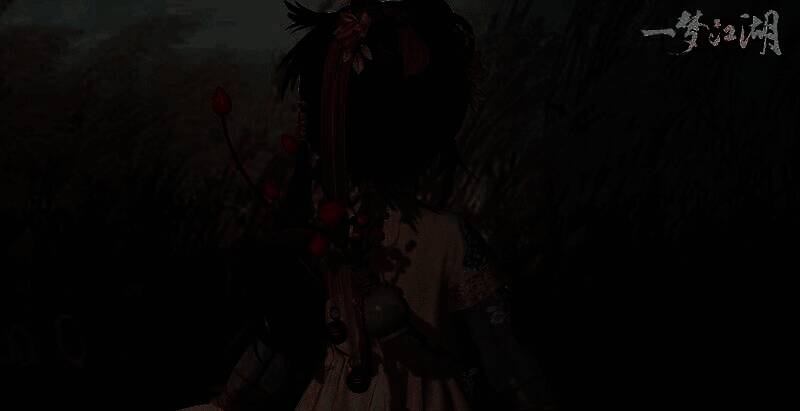 角色背部佩戴‘觅秋果’背挂，树枝上挂满橙黄果实，细节精致，充满秋日气息