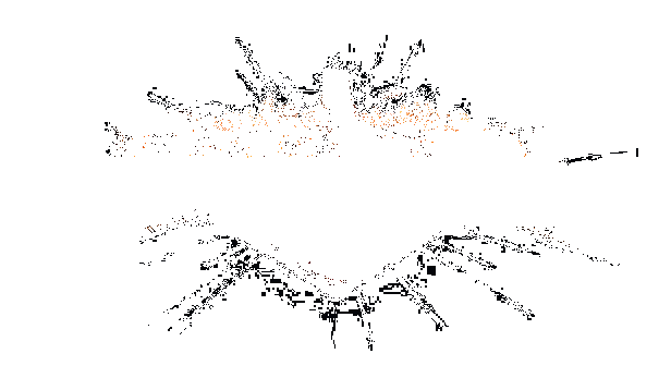 游戏中角色在柴油朋克风格城市中穿梭战斗的动态场景，背景有巨大机械结构与霓虹灯光