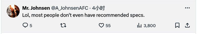 玩家在社交媒体上发起话题讨论#IndianaJonesPCOptimization，大量用户参与吐槽