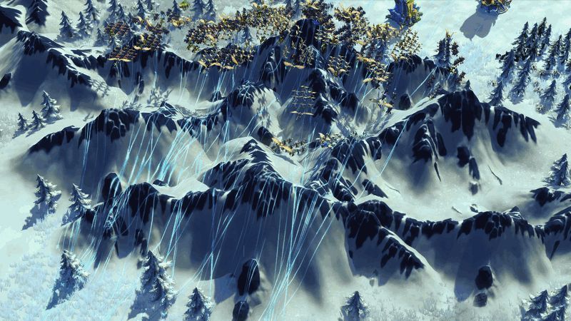 游戏内自动采集界面，资源点被智能标记并自动派遣部队