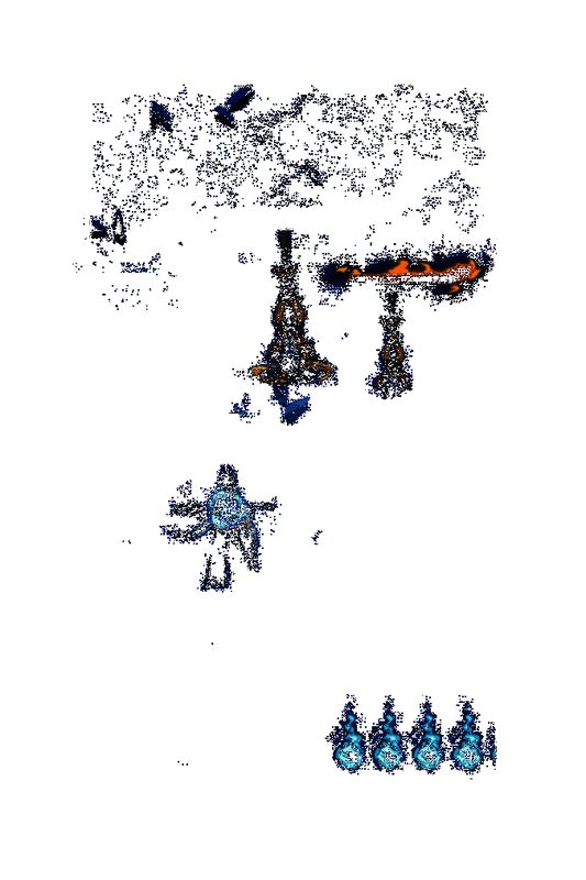 黑童子在月下缓步前行，绒尾轻轻摆动，周围漂浮着发光秋叶