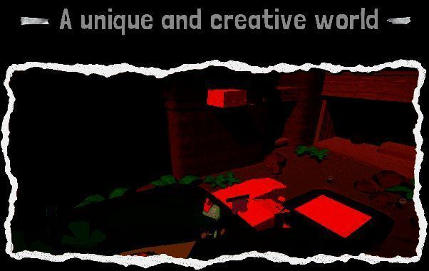 夜晚场景下的纸艺小镇，灯光柔和，角色静立聆听音乐盒播放的旋律