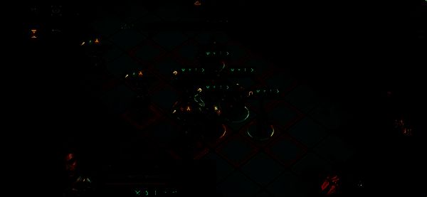 《新三国志曹操传》魏延之影战斗界面，显示敌我双方站位与技能释放范围