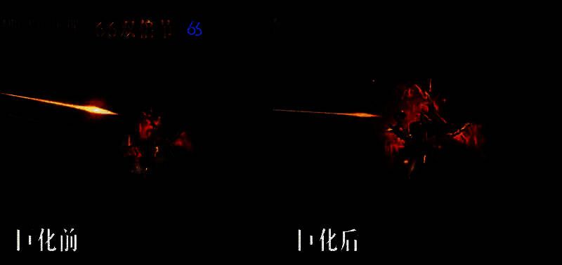 玩家角色在战斗中触发‘连击巨化’效果，体型巨大，一拳砸向地面引发冲击波，周围小怪被震飞