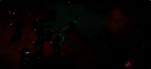 《新三国志曹操传》陷阵营战斗中后期局势图，显示我方包围敌军并占据有利位置