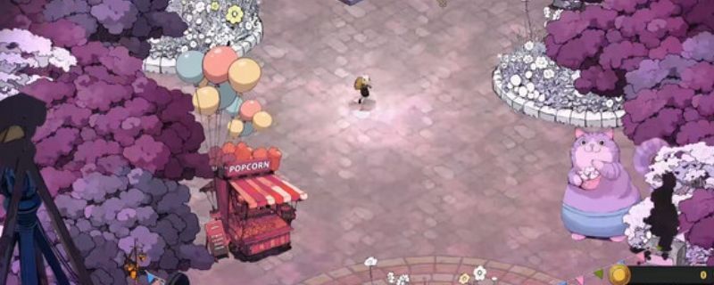 《Dream Abyss: Survivors》游戏主视觉图，展示动漫风格角色与密集弹幕交织的战斗场景