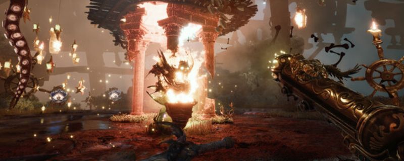 《戴维琼斯》游戏主视觉图，展现神秘海底世界与主角对峙的紧张氛围