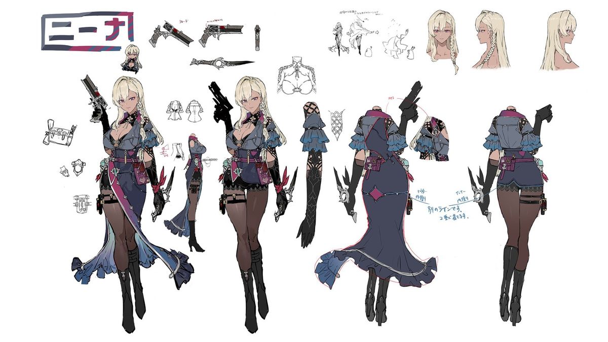 一名戴眼镜的女性角色正在翻阅古籍，周围漂浮着炼金符文