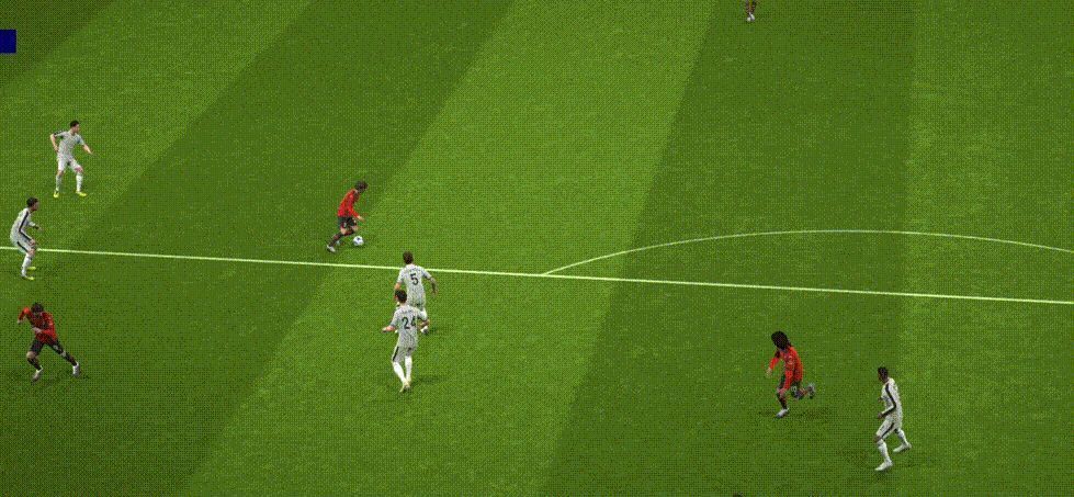 阿尔贝蒂尼一脚出球助攻队友破门，体现其传球大师特质