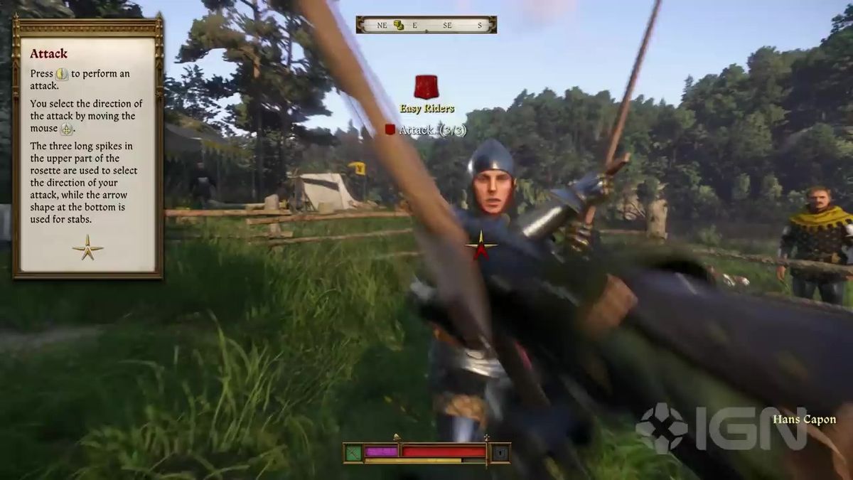 夜晚篝火旁的角色对话场景，光影效果细腻