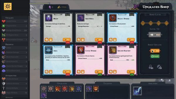 高难度关卡中的战场全景，大量精英僵尸从四面八方逼近，魔法塔释放大范围AOE技能