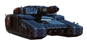 《绝地潜兵2》机械坦克的属性界面截图，清晰显示血量、损伤阈值及对应武器类型