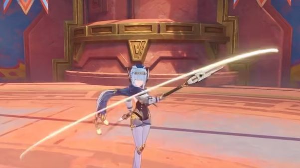 伊涅芙与队友协同作战场景，雷电链在多个敌人间跳跃，触发感电反应特效